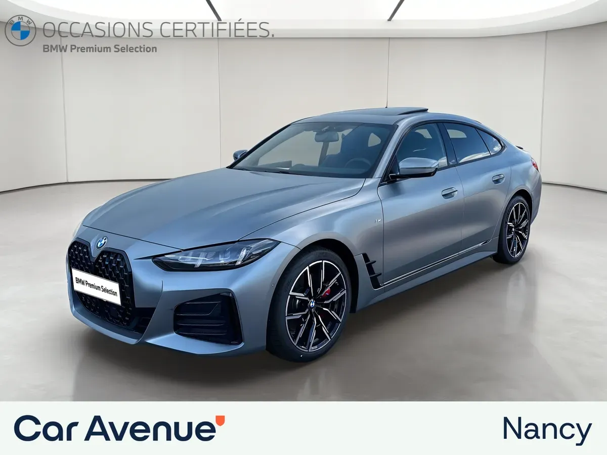 BMW Série 4 Gran Coupé gris d'occasion