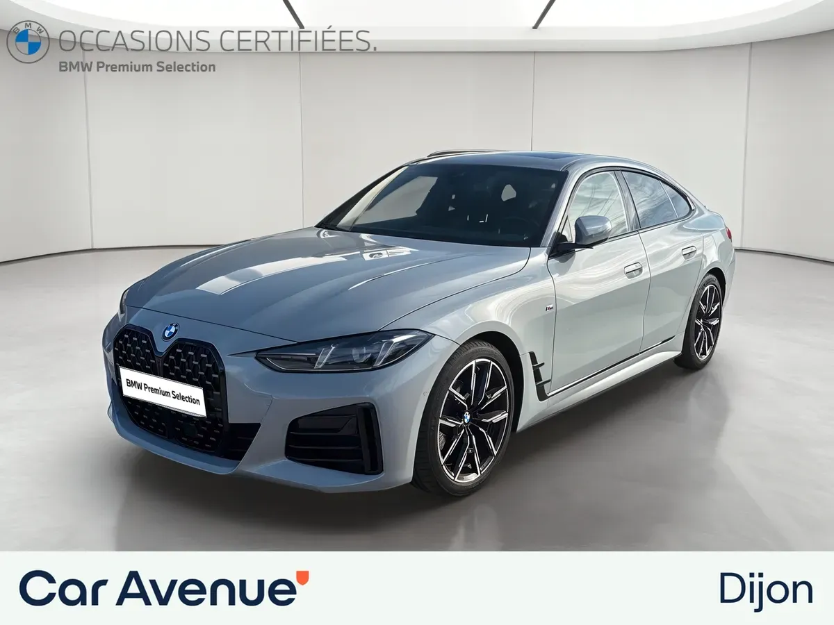 BMW Série 4 Gran Coupé gris d'occasion