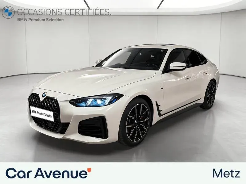 BMW Série 4 Gran Coupé blanc d'occasion