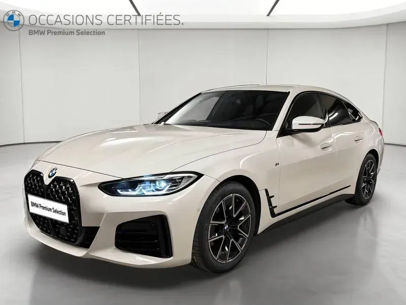 BMW Série 4 Gran Coupé blanc d'occasion