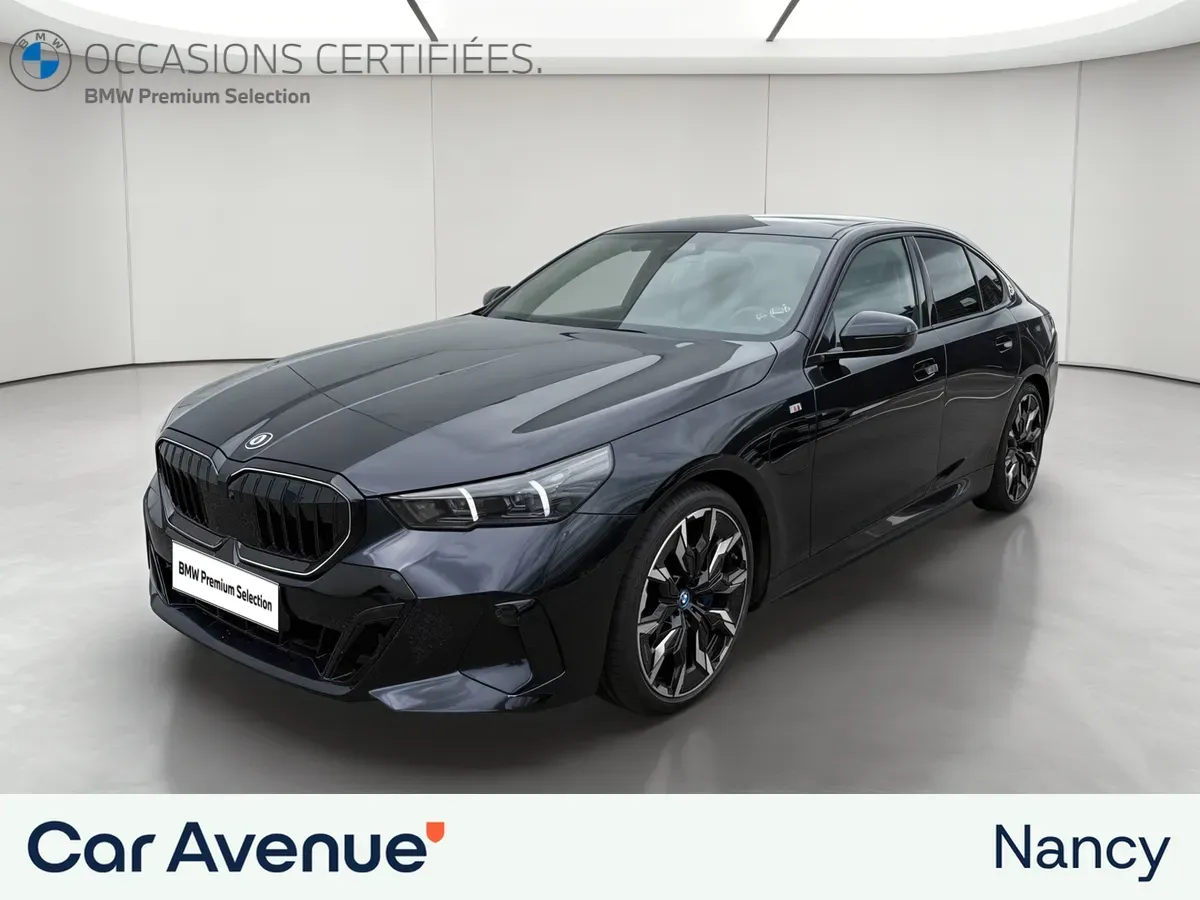 BMW Série 5 bleu d'occasion
