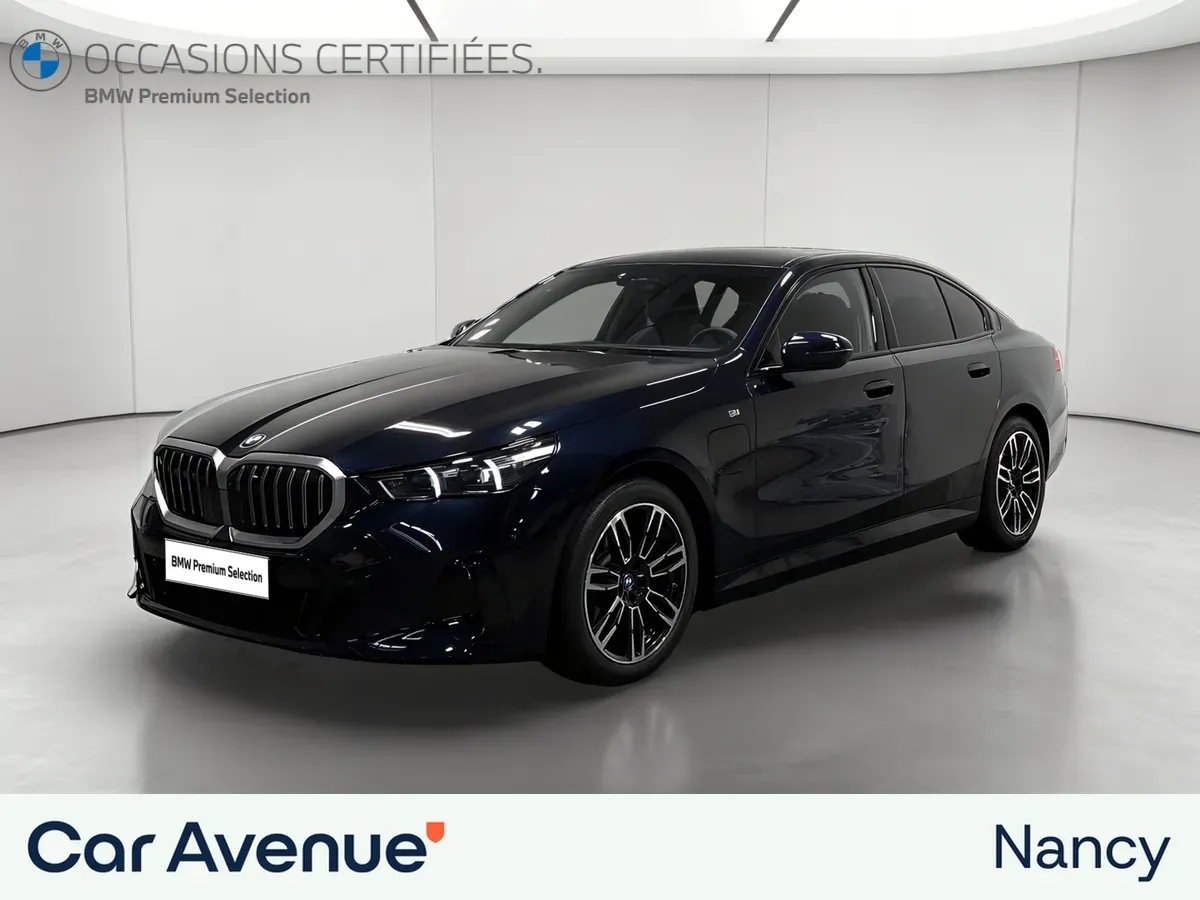 BMW Série 5 bleu d'occasion