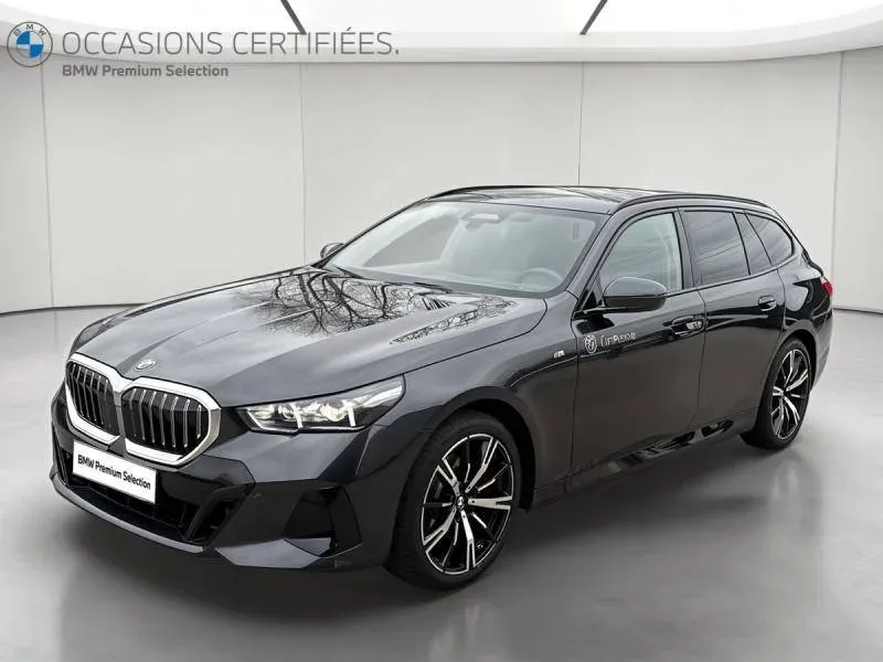 BMW Série 5 Touring noir d'occasion