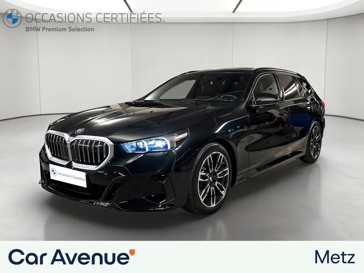 BMW Série 5 Touring noir d'occasion