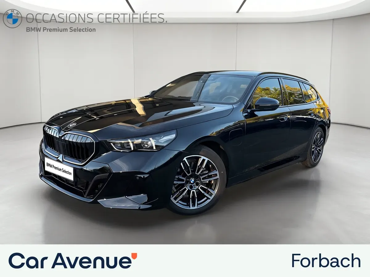 BMW Série 5 Touring noir d'occasion