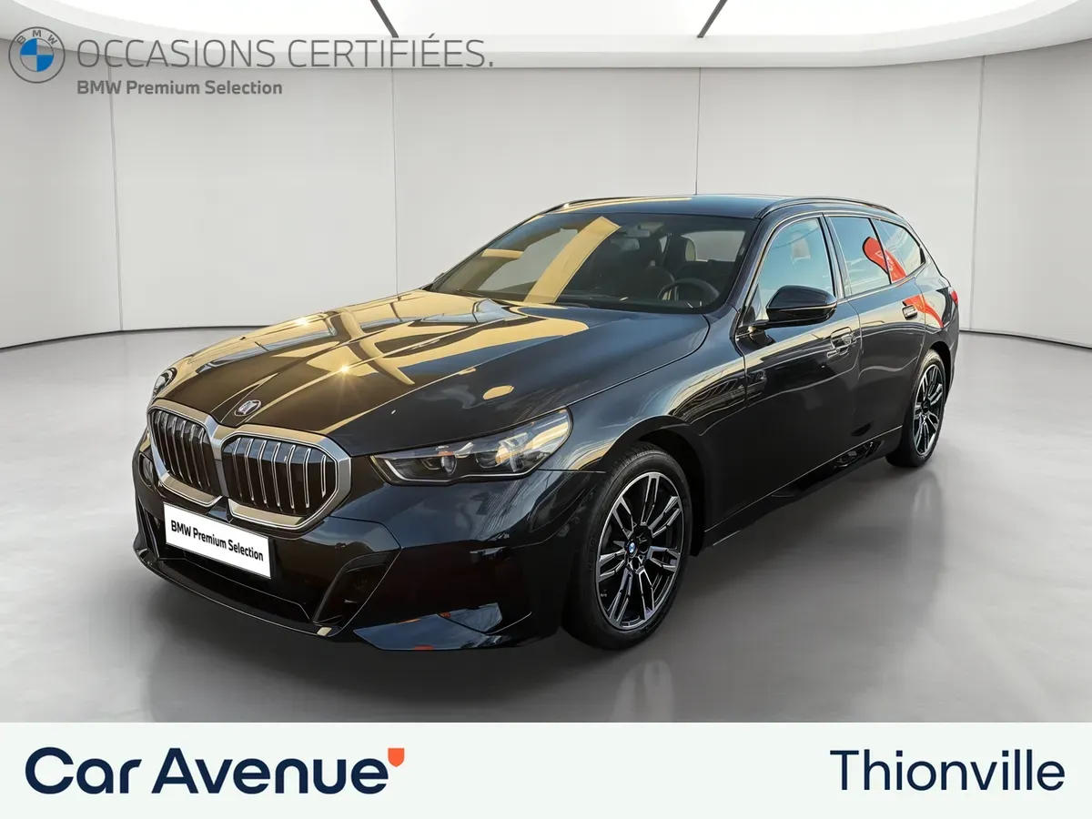 BMW Série 5 Touring noir d'occasion