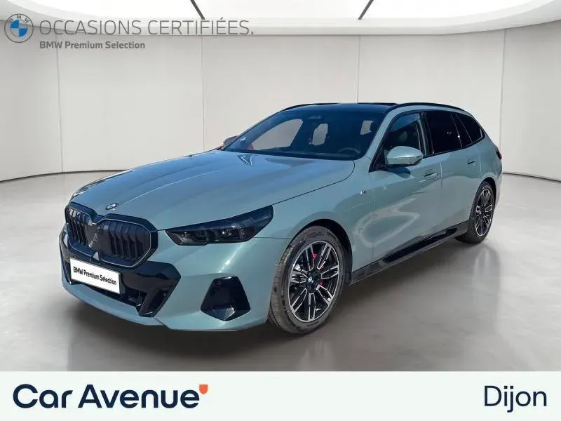 BMW Série 5 Touring bleu d'occasion