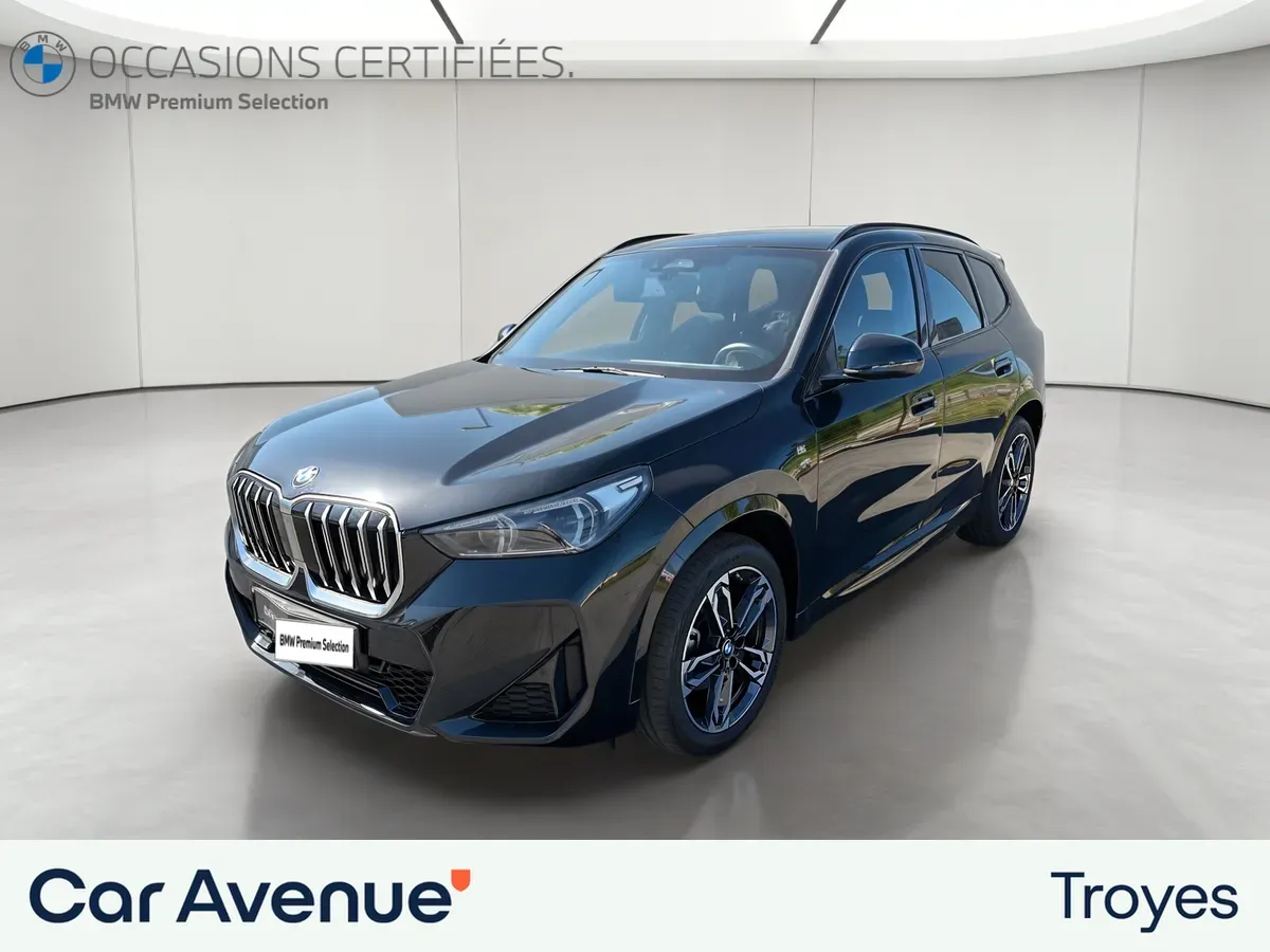 BMW X1 noir d'occasion