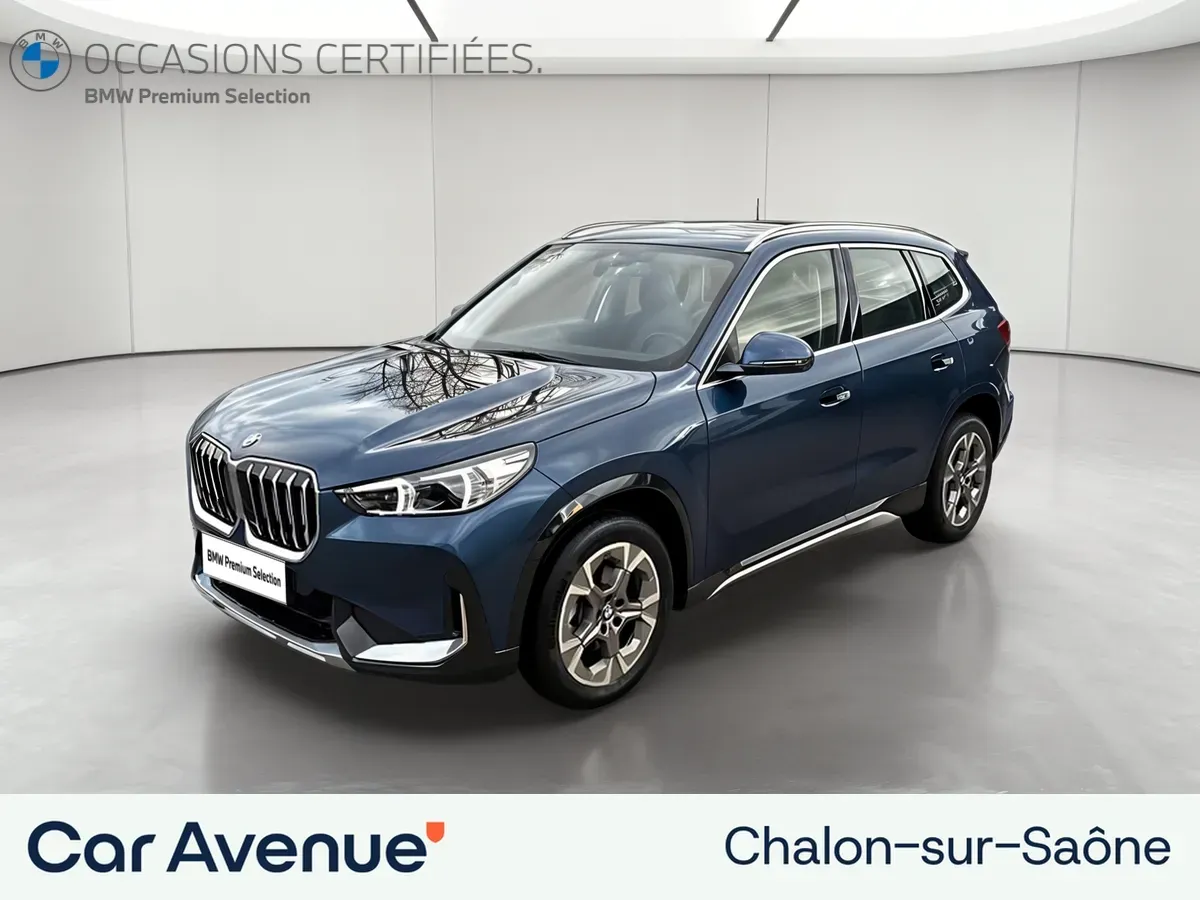 BMW X1 bleu d'occasion