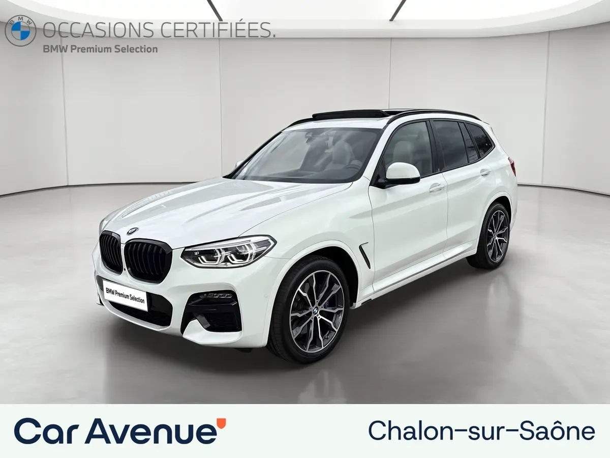BMW X3 blanc d'occasion