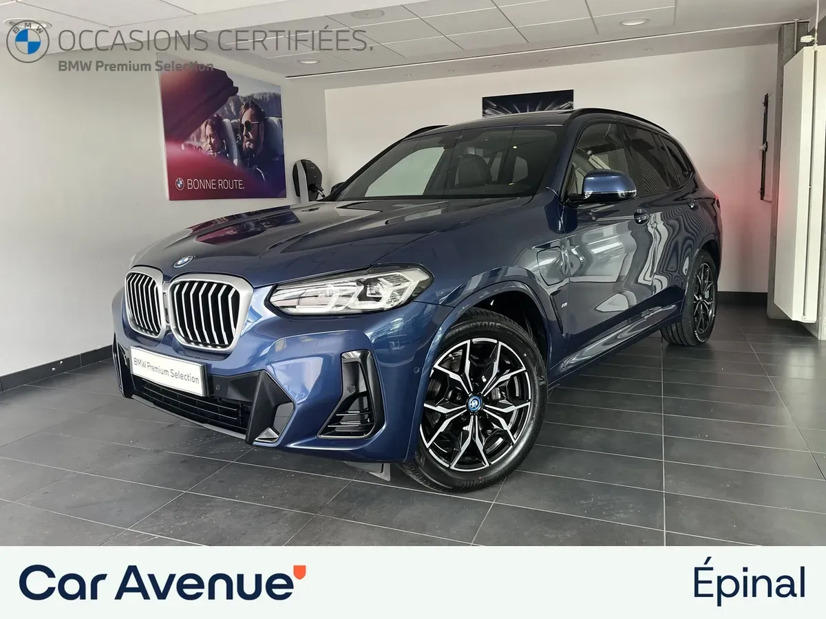 BMW X3 bleu d'occasion