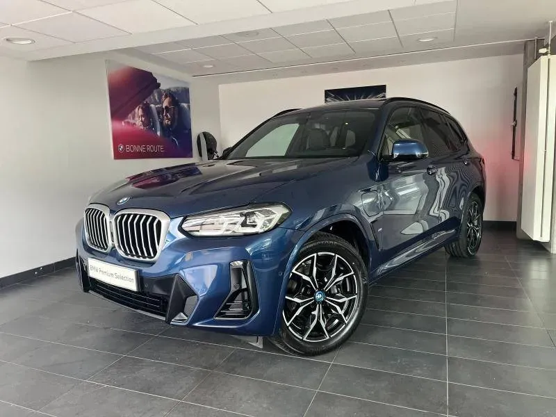 BMW X3 bleu d'occasion