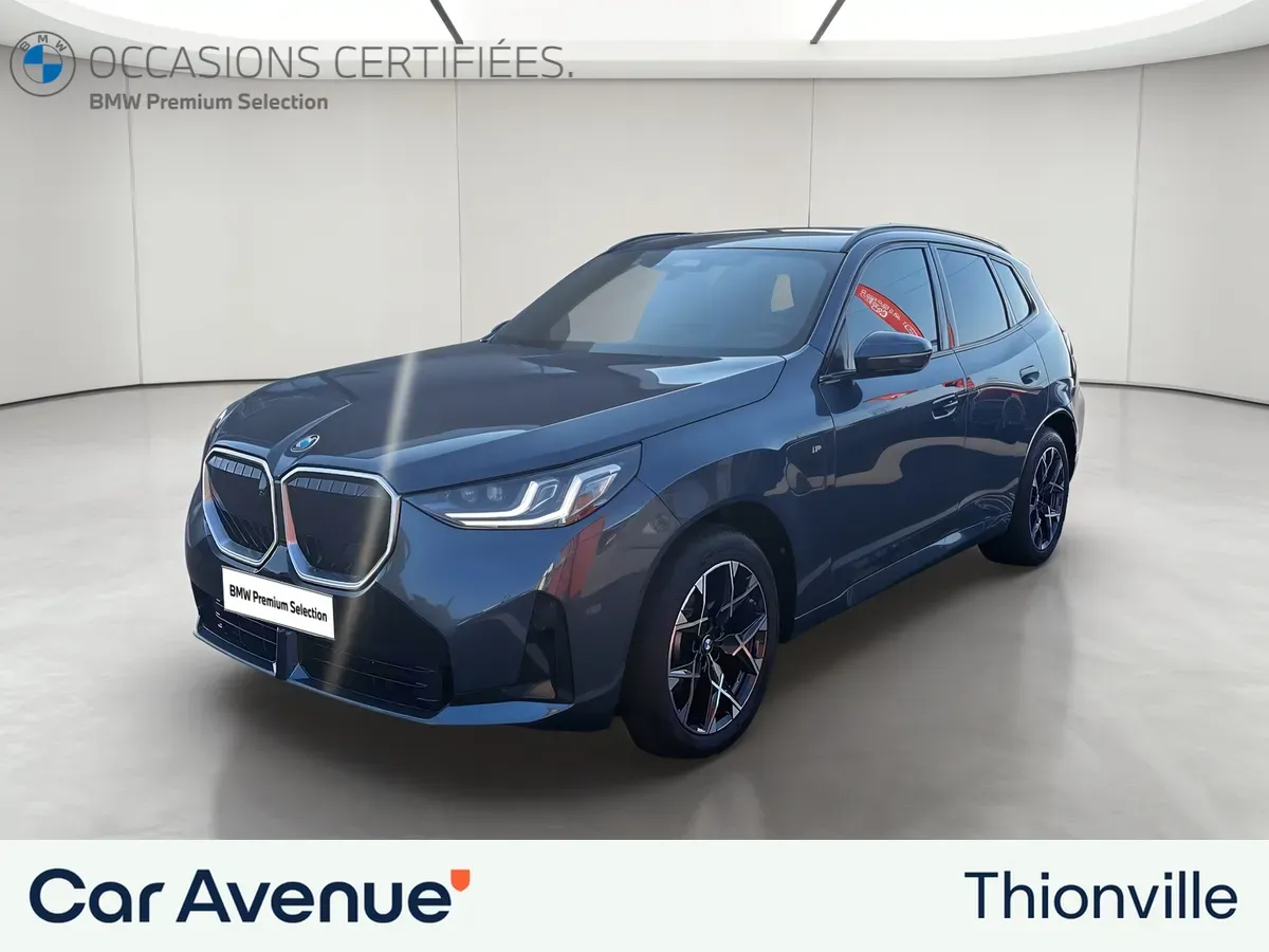 BMW X3 bleu d'occasion