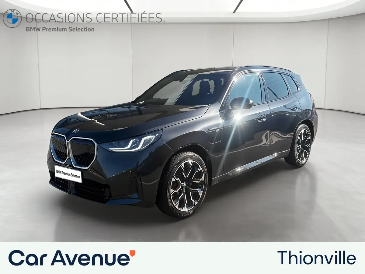 BMW X3 noir d'occasion