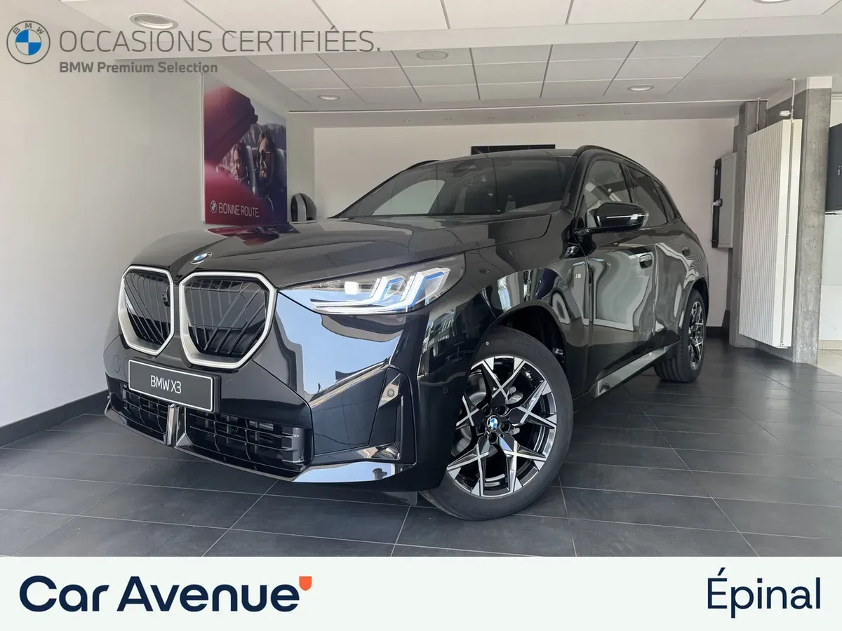 BMW X3 black sapphire metallic d'occasion