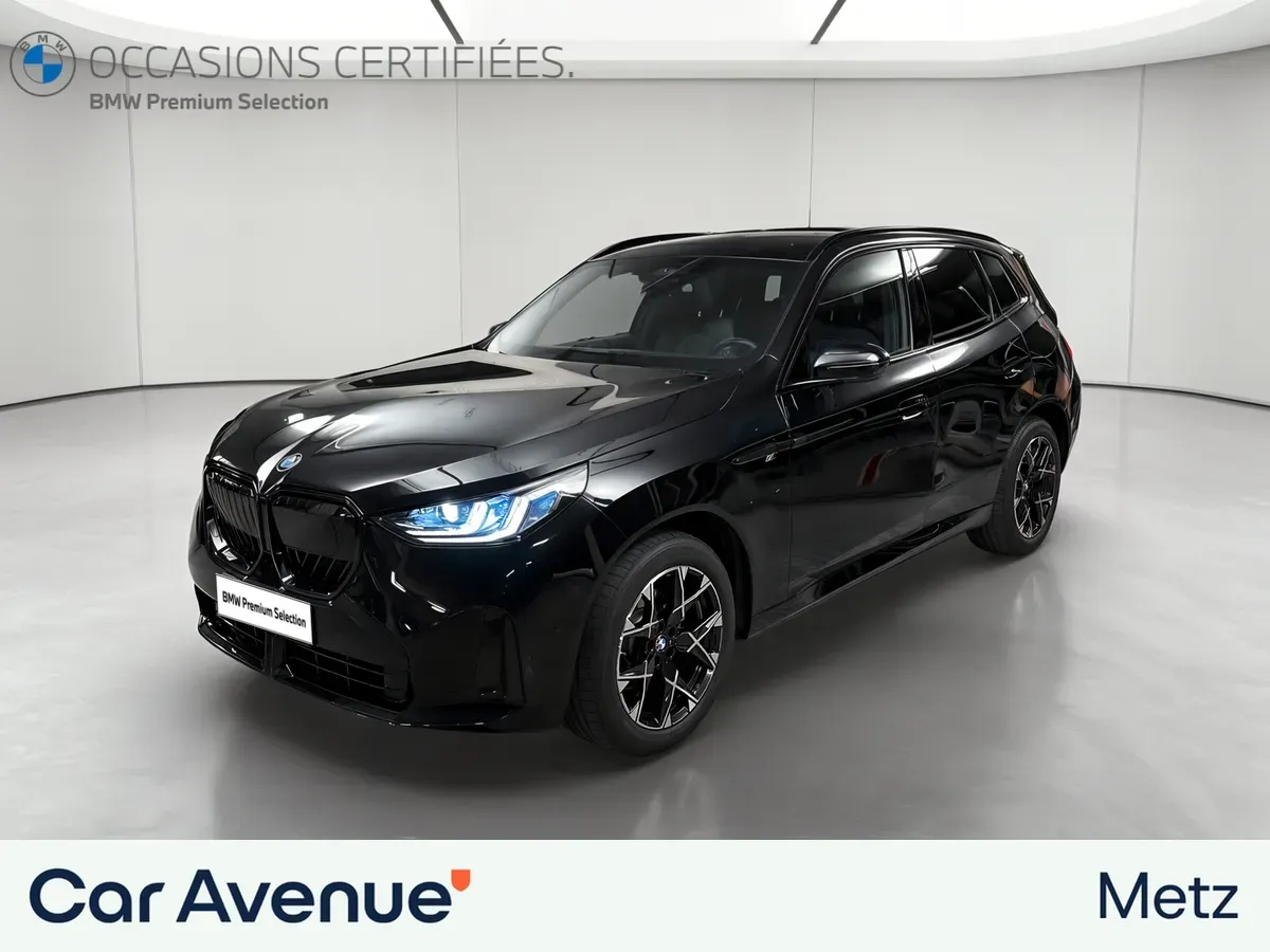 BMW X3 noir d'occasion