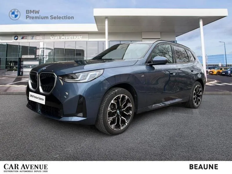 BMW X3 bleu d'occasion