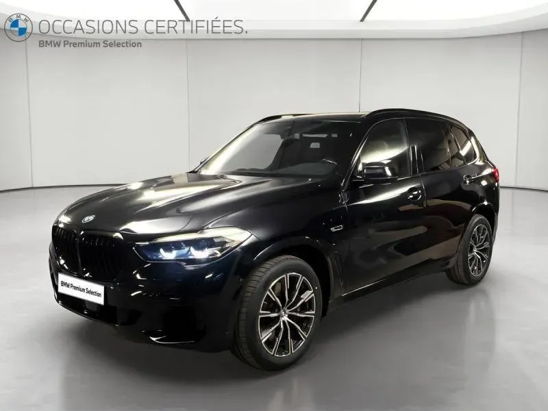 BMW X5 bleu d'occasion