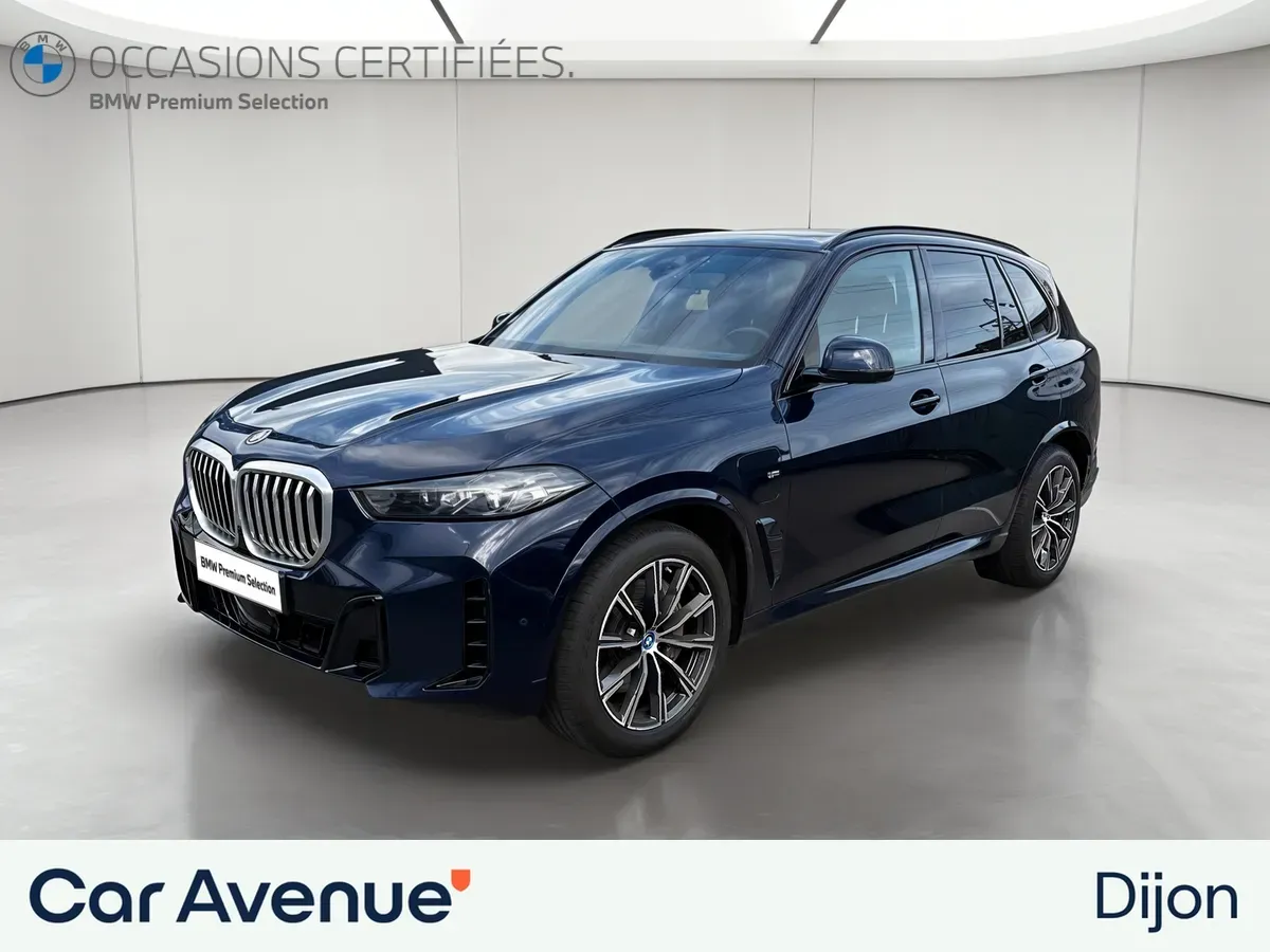 BMW X5 bleu d'occasion