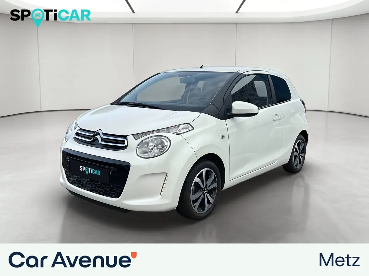 Citroën C1 blanc d'occasion