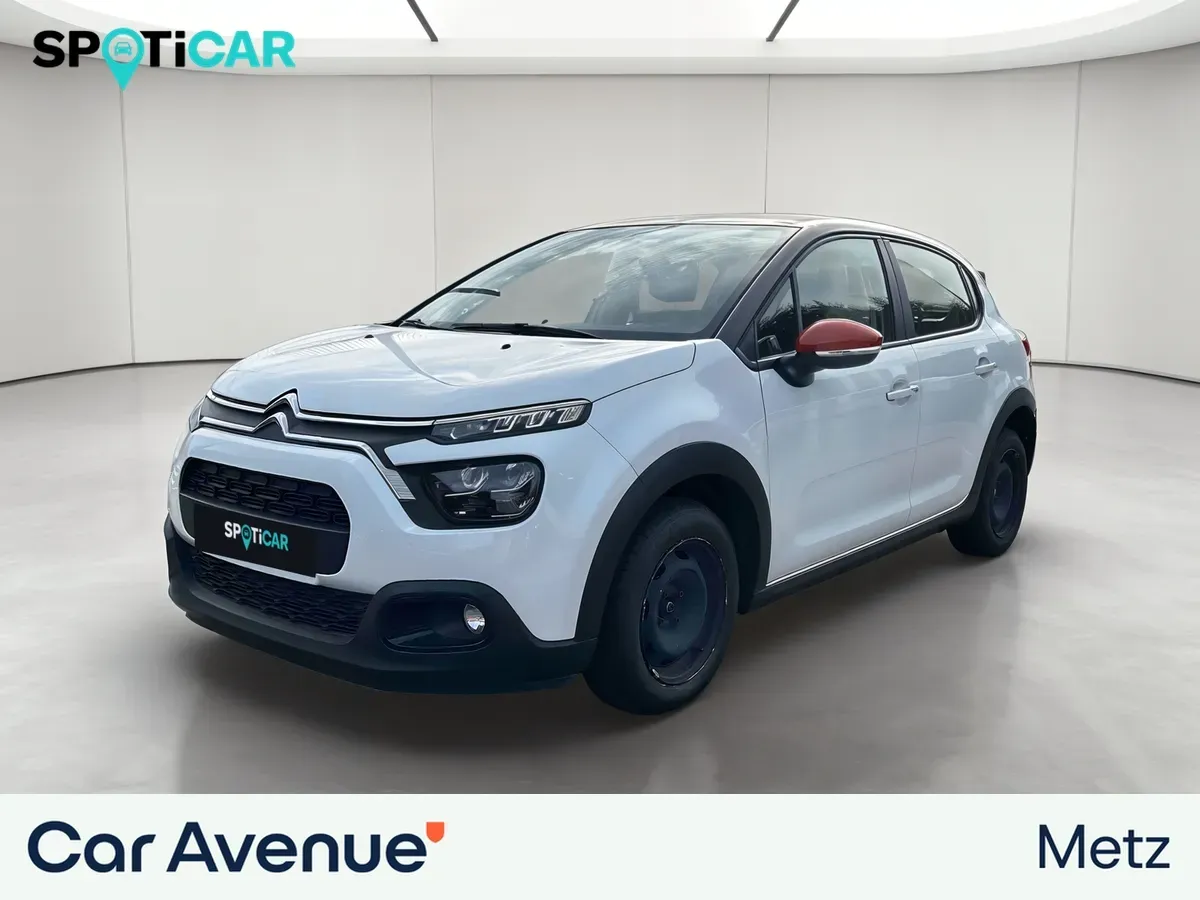 Citroën C3 blanc banquise d'occasion