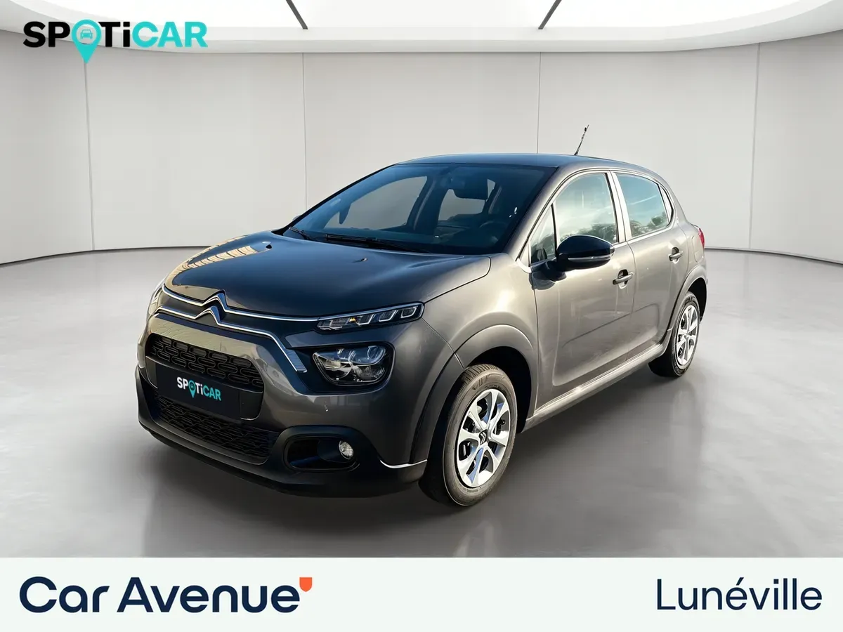 Citroën C3 gris platinium (m) d'occasion