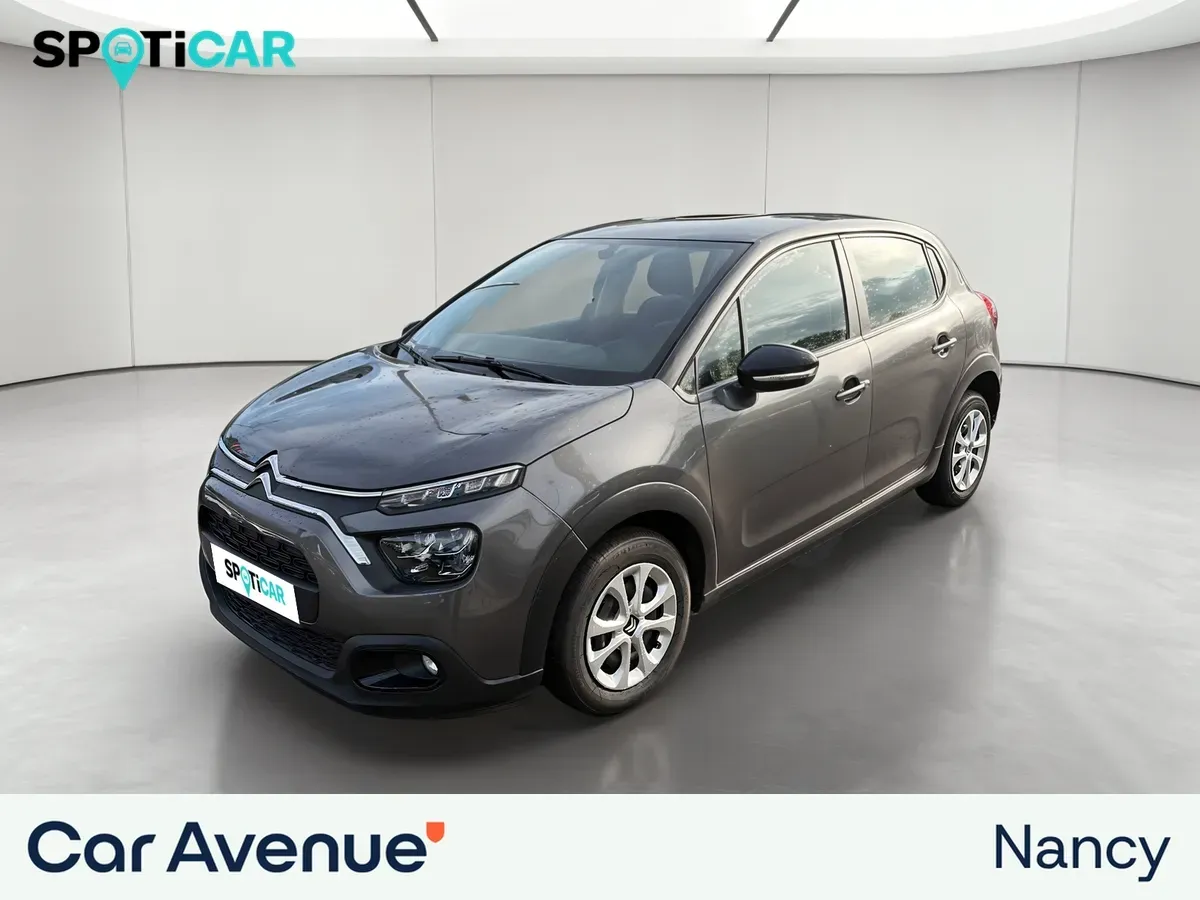 Citroën C3 gris platinium (m) d'occasion