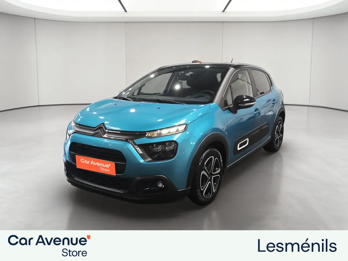 Citroën C3 bleu d'occasion