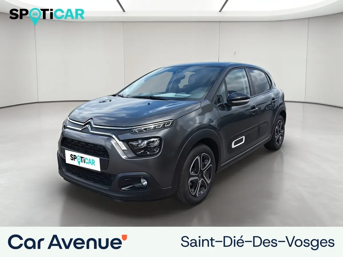 Citroën C3 gris platinium (m) d'occasion