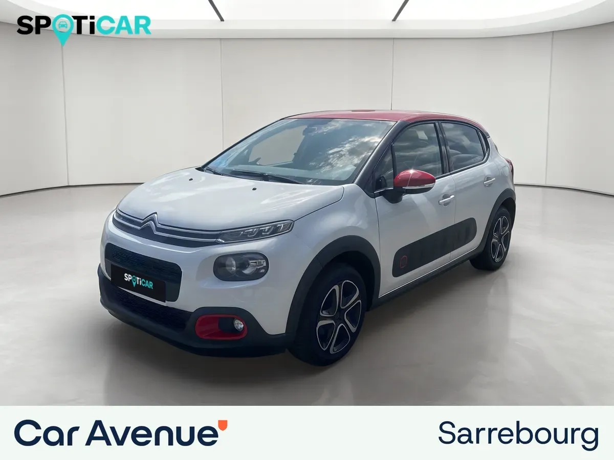 Citroën C3 blanc d'occasion