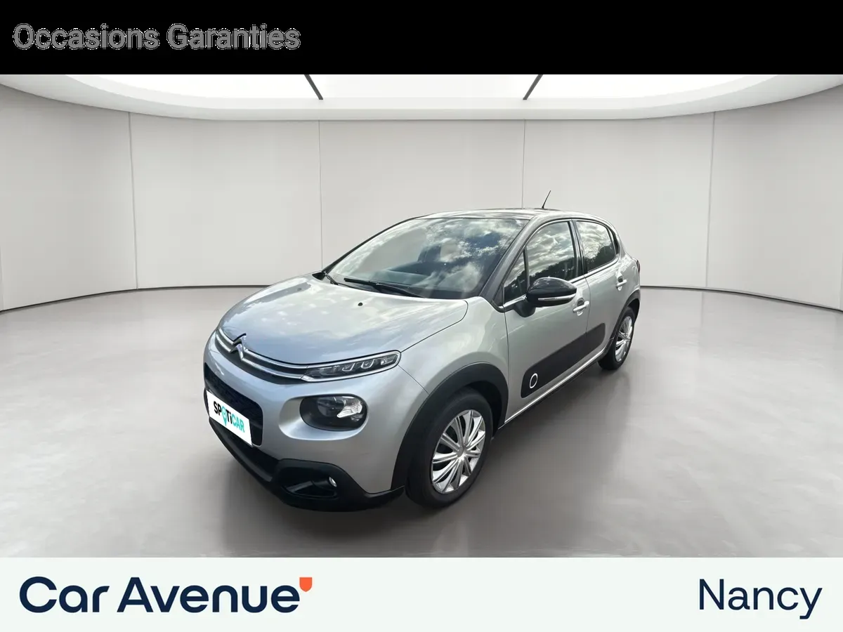 Citroën C3 gris d'occasion
