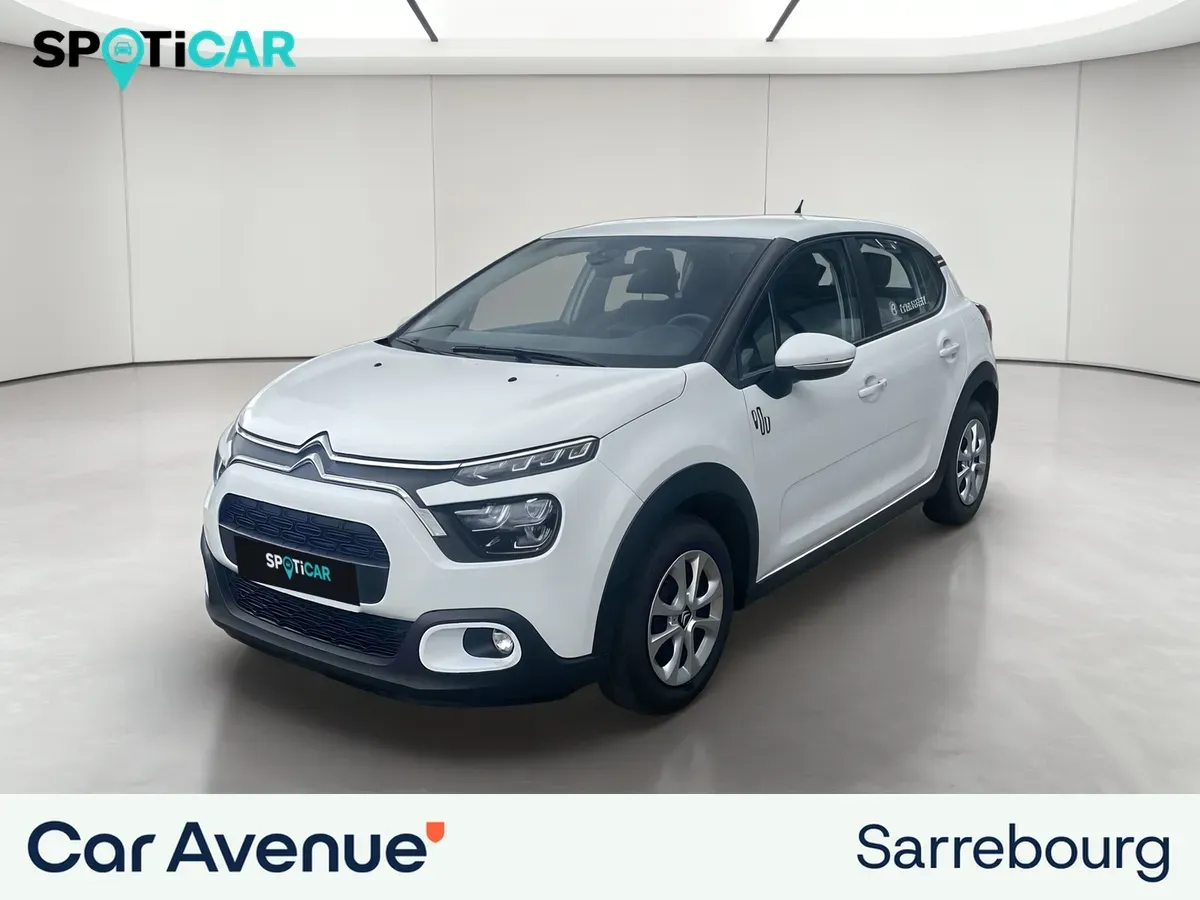 Citroën C3 blanc banquise d'occasion