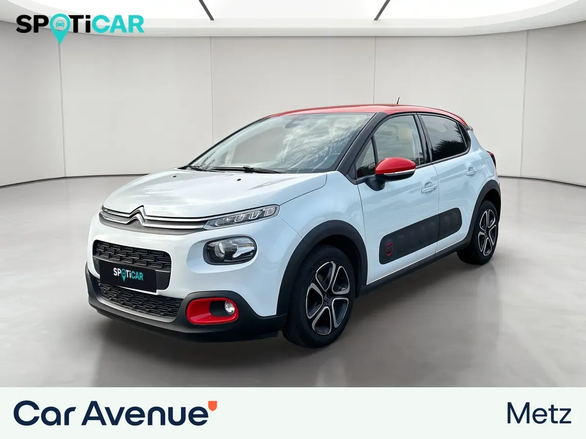Citroën C3 blanc d'occasion