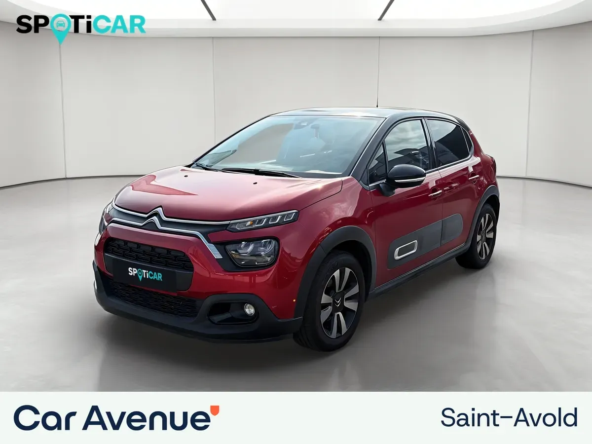 Citroën C3 rouge d'occasion