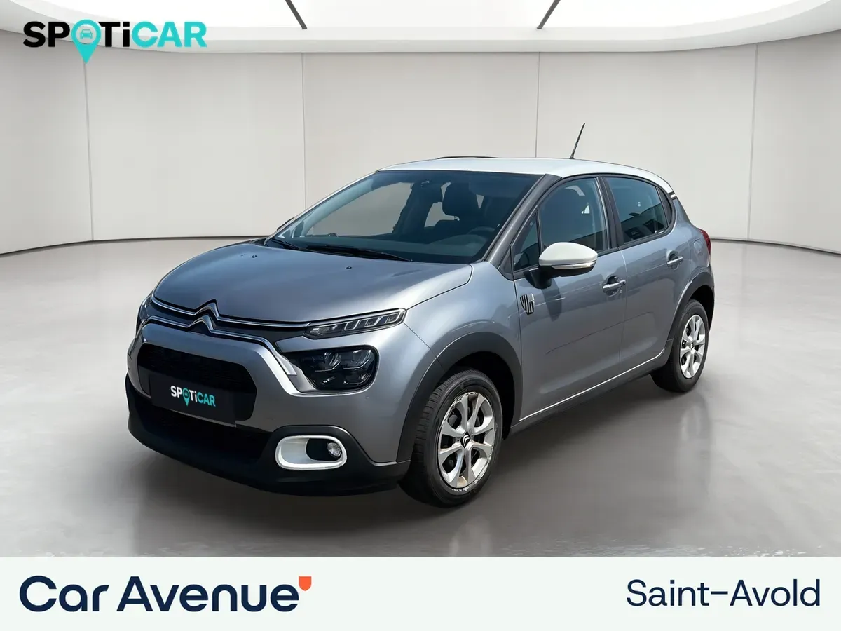 Citroën C3 gris d'occasion