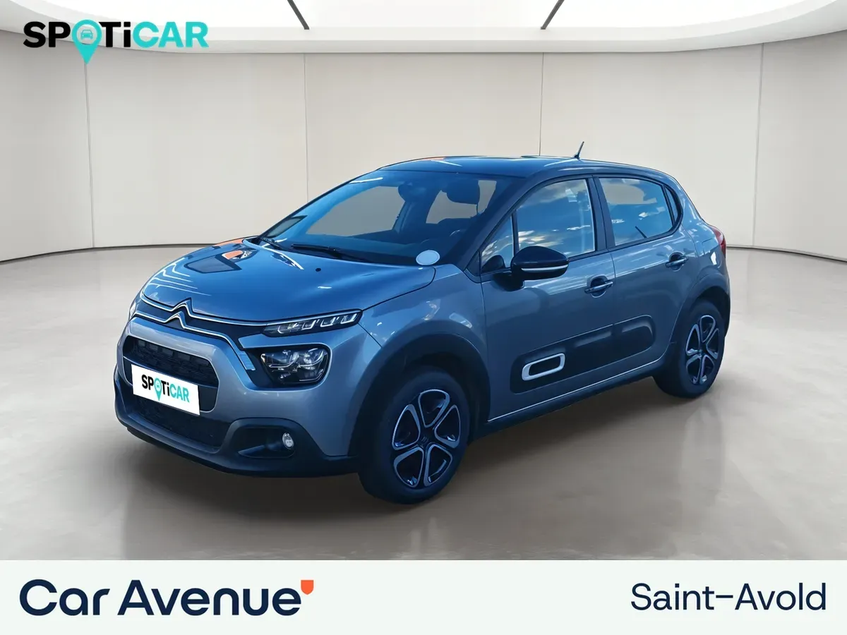 Citroën C3 gris d'occasion