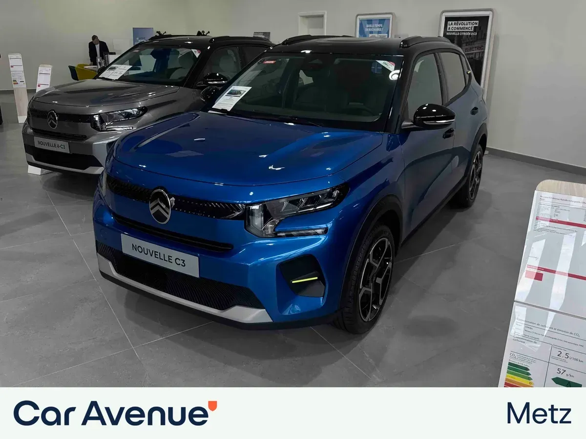Citroën C3 bright blue neuf
