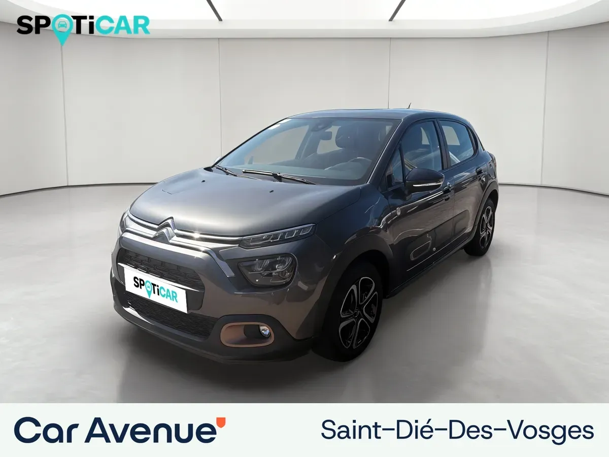 Citroën C3 gris platinium (m) d'occasion