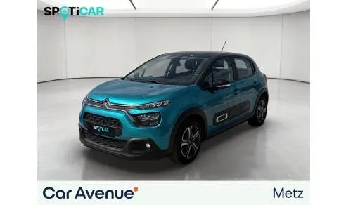 Citroën C3 spring blue (m) - noir onyx d'occasion