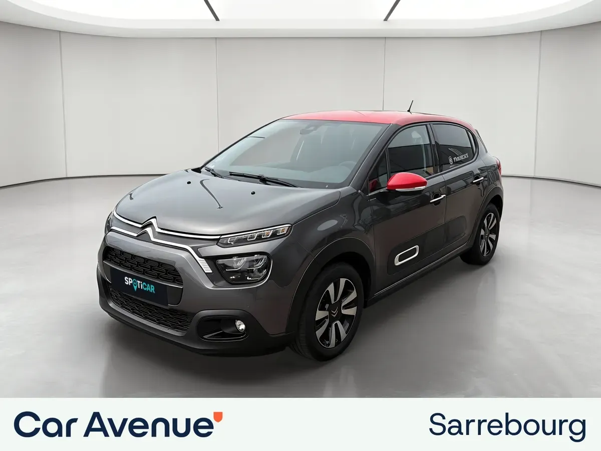 Citroën C3 gris platinium (m) d'occasion