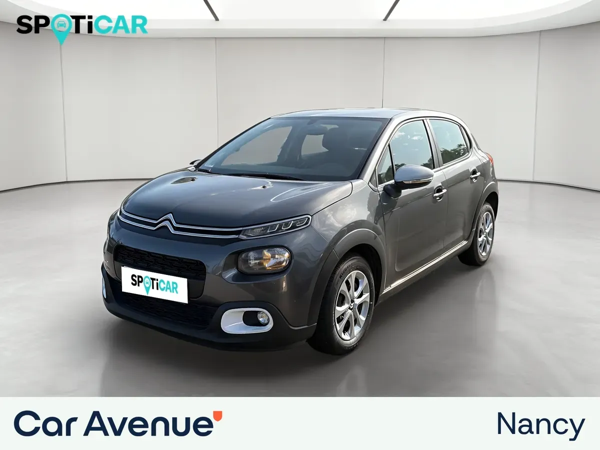 Citroën C3 gris platinium (m) d'occasion