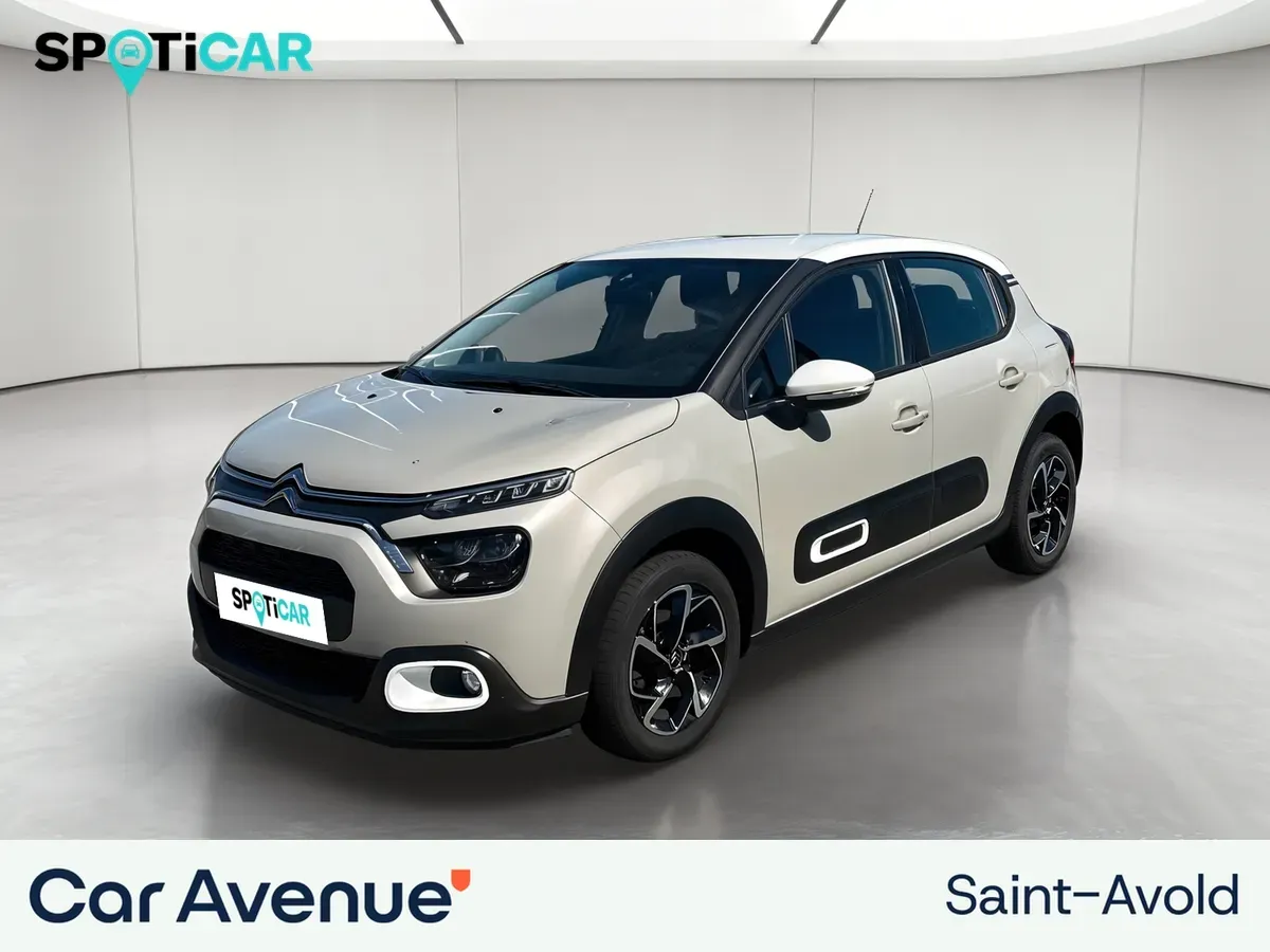 Citroën C3 beige d'occasion