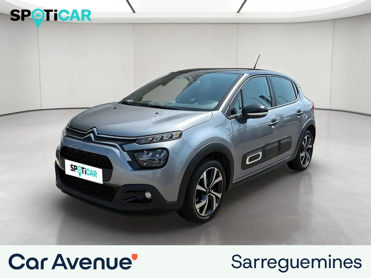 Citroën C3 gris d'occasion