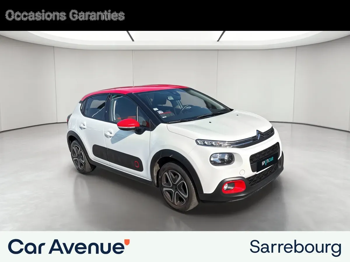 Citroën C3 blanc d'occasion