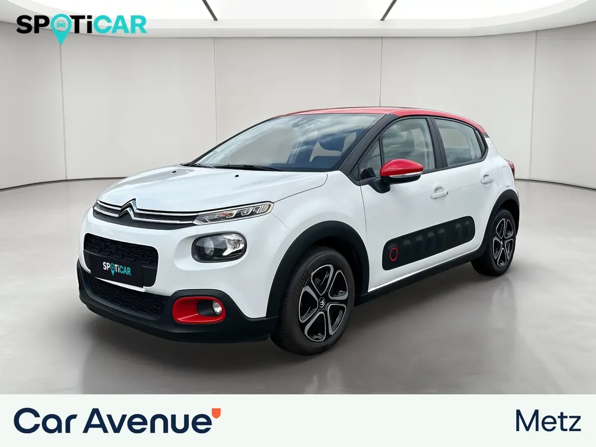Citroën C3 blanc banquise d'occasion