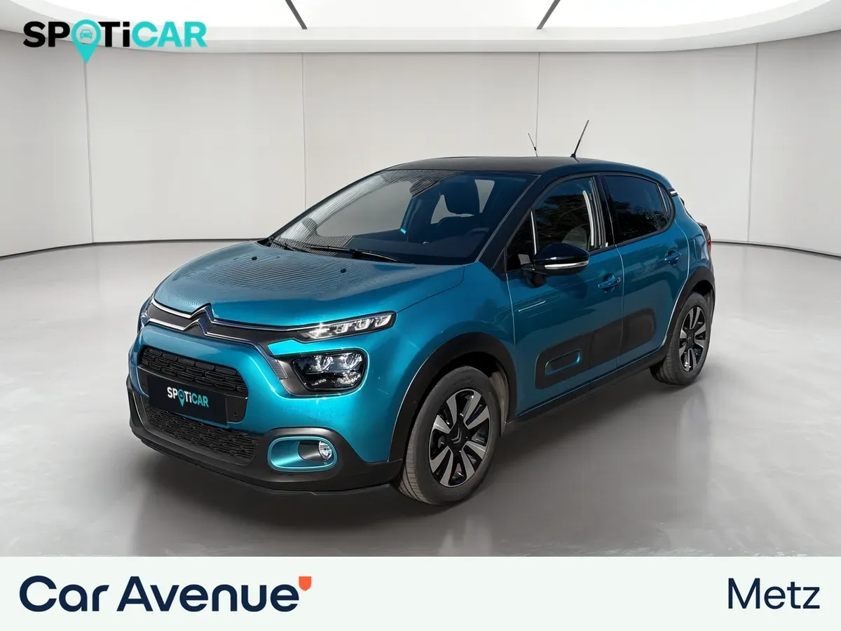 Citroën C3 bleu d'occasion