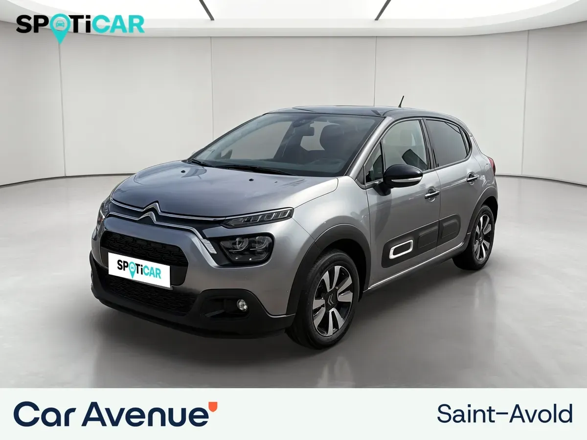 Citroën C3 gris d'occasion