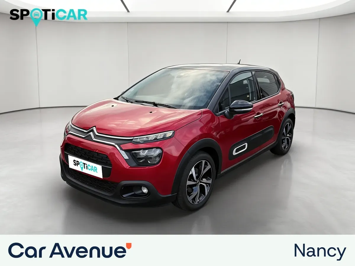 Citroën C3 rouge d'occasion