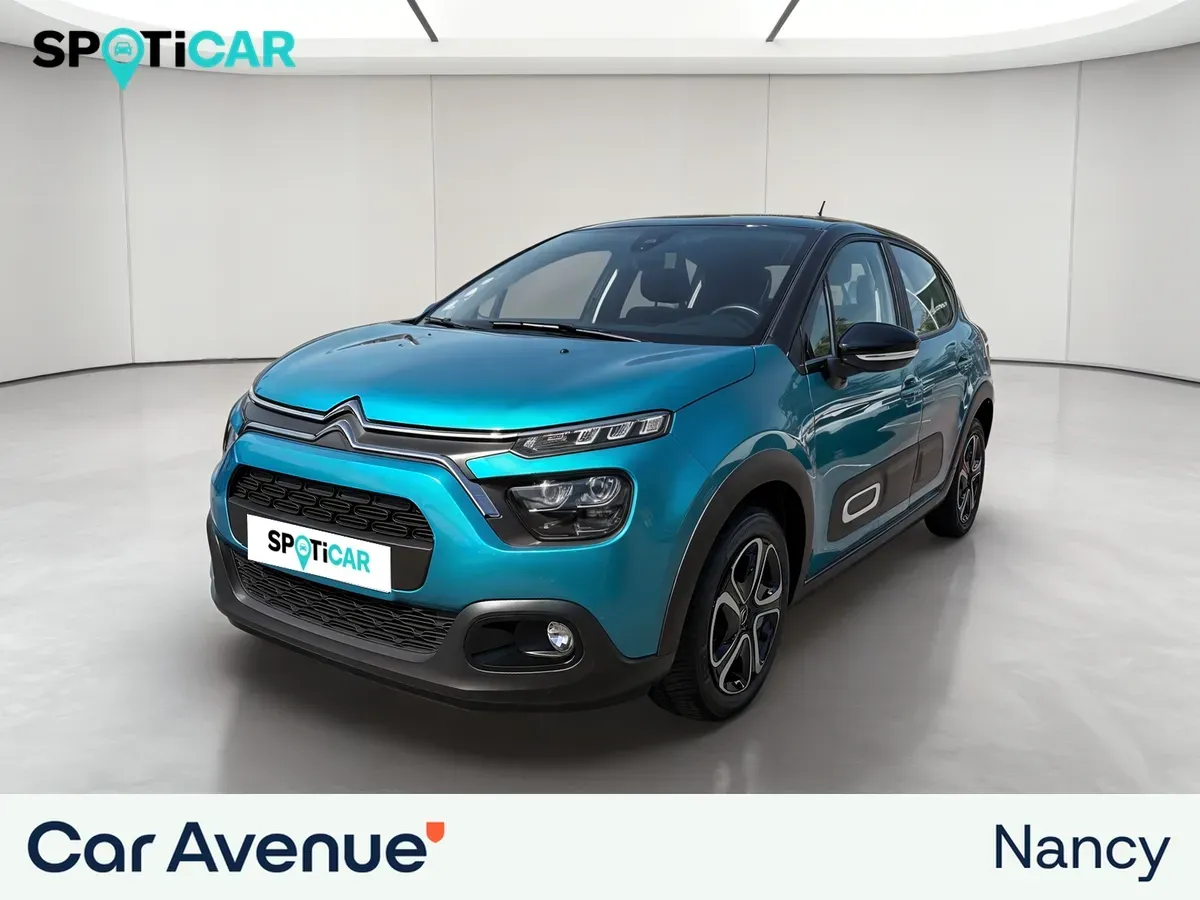 Citroën C3 bleu foncé d'occasion