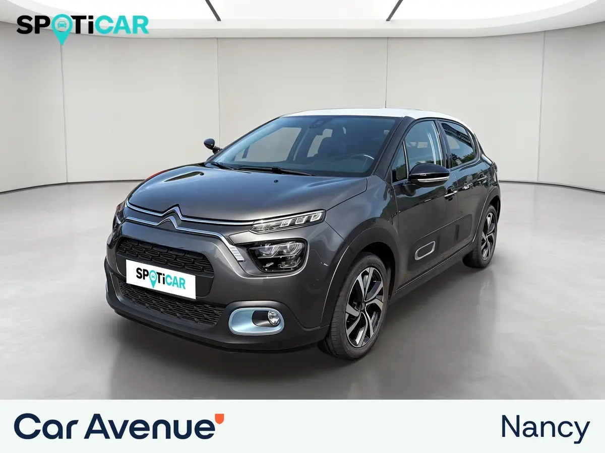 Citroën C3 gris platinium (metallisee) d'occasion